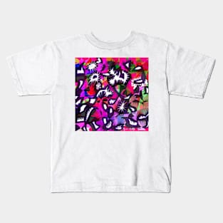 Funky Colored Pattern Kids T-Shirt